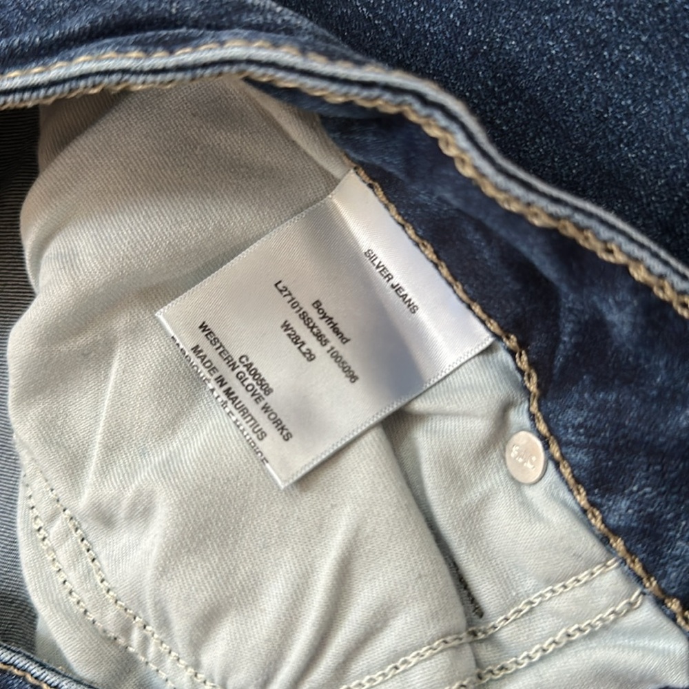 Silver Jeans Boyfriend Jean Women’s 28/29 - Picture 3 of 6
